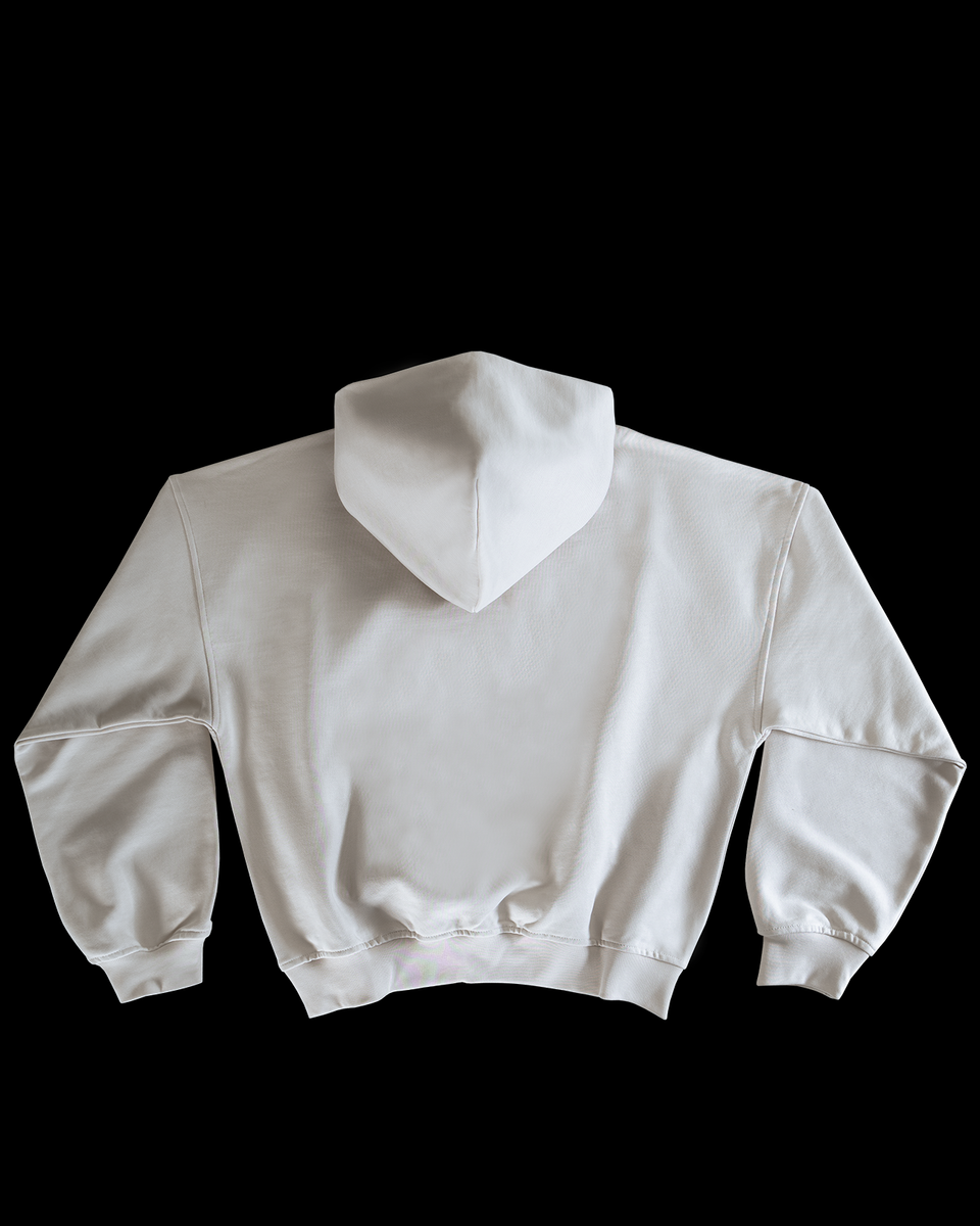 1980s Logo Hoodie - Off-White - by Mona Thomas – Huni Design