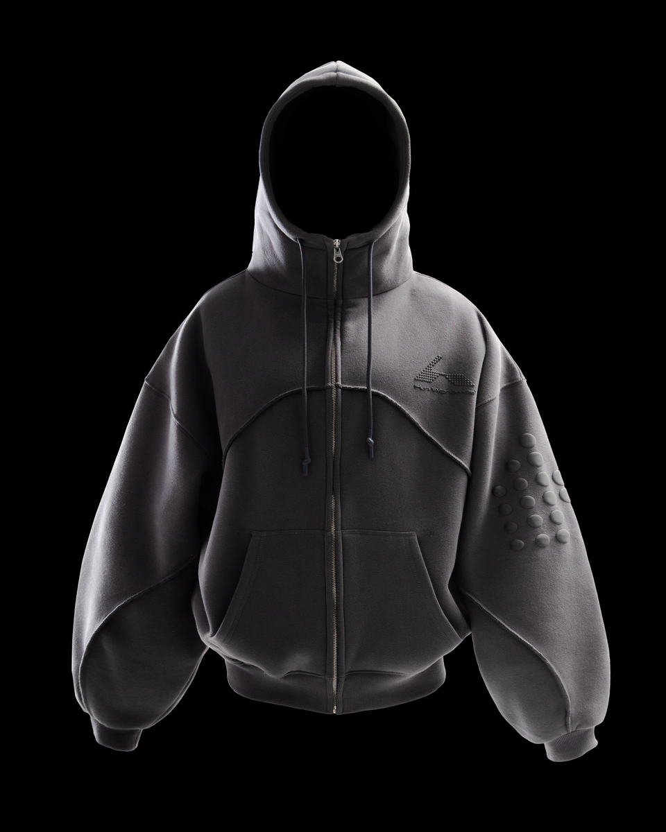 Zip-Up Hoodie - Black – Huni Design