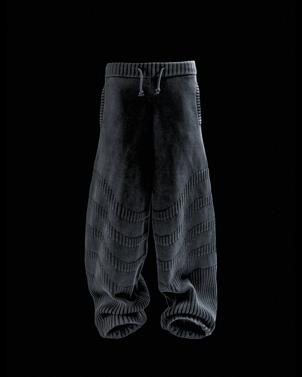 Knit Pants - Black – Huni Design