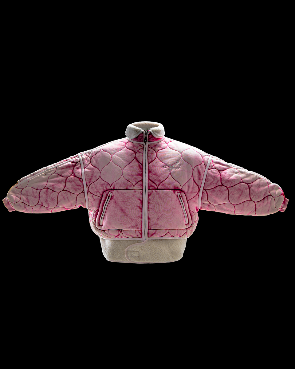 Aviator Jacket - Vintage Pink (Strong Wash) – Huni Design
