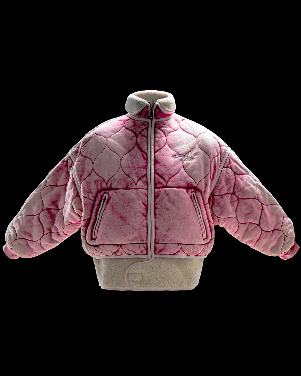 Aviator Jacket - Vintage Pink (Strong Wash) – Huni Design