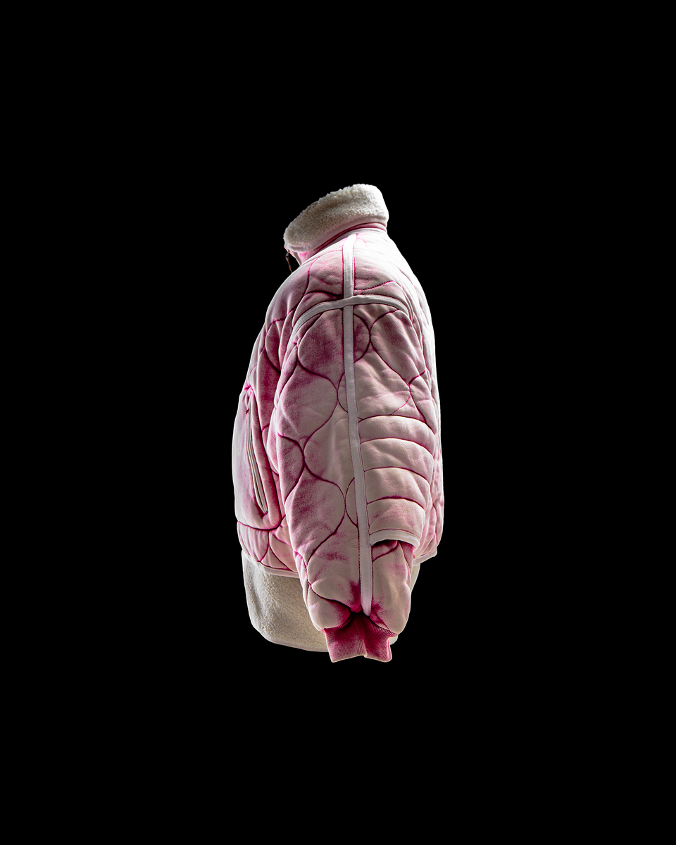 Aviator Jacket - Vintage Pink (Strong Wash) – Huni Design