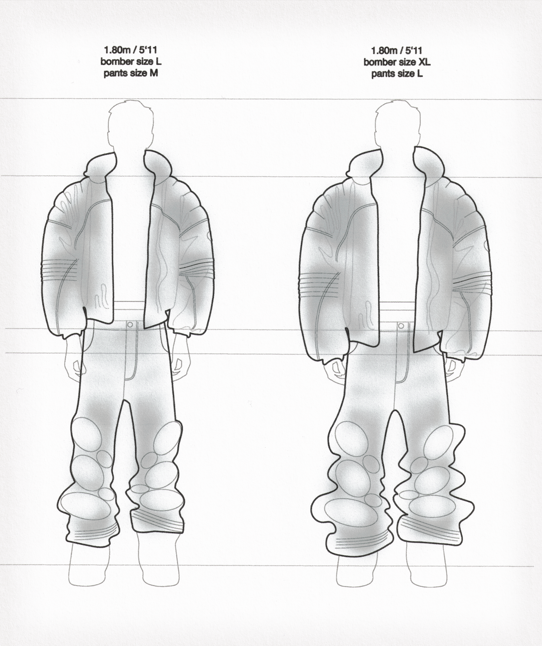 Astronaut Bomber - Light Grey – Huni Design