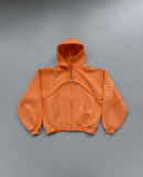 Zip-Up Hoodie - Orange