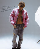 Aviator Jacket - Vintage Pink (Strong Wash)