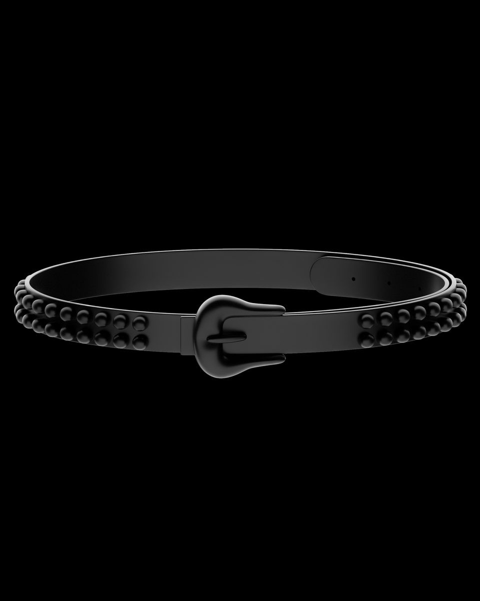Studded Belt - Black – Huni Design