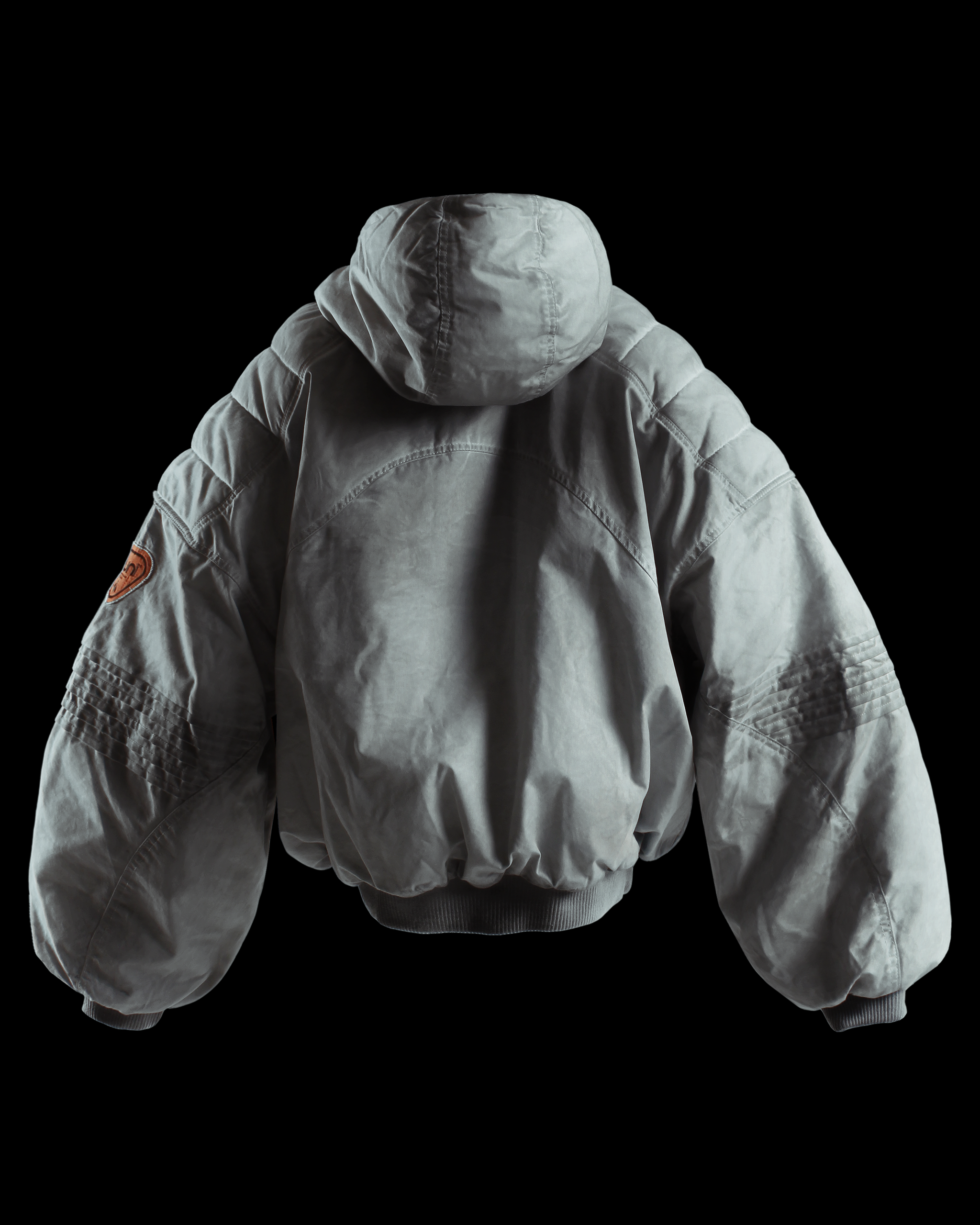 Astronaut Bomber - Light Grey – Huni Design