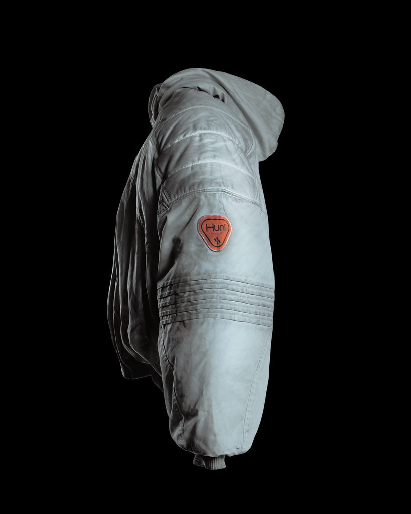 Astronaut Bomber - Light Grey – Huni Design