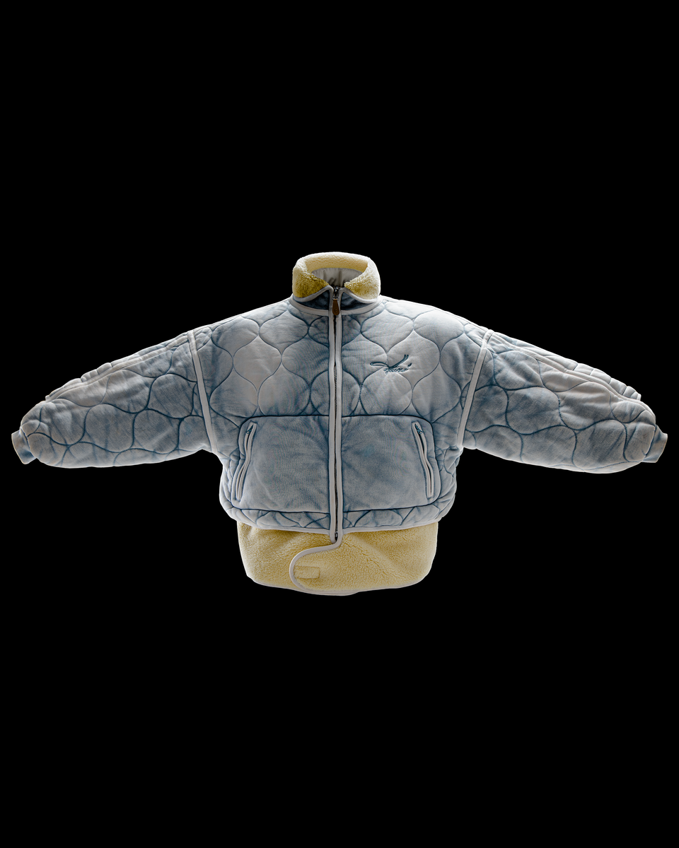 Aviator Jacket - Faded Blue – Huni Design