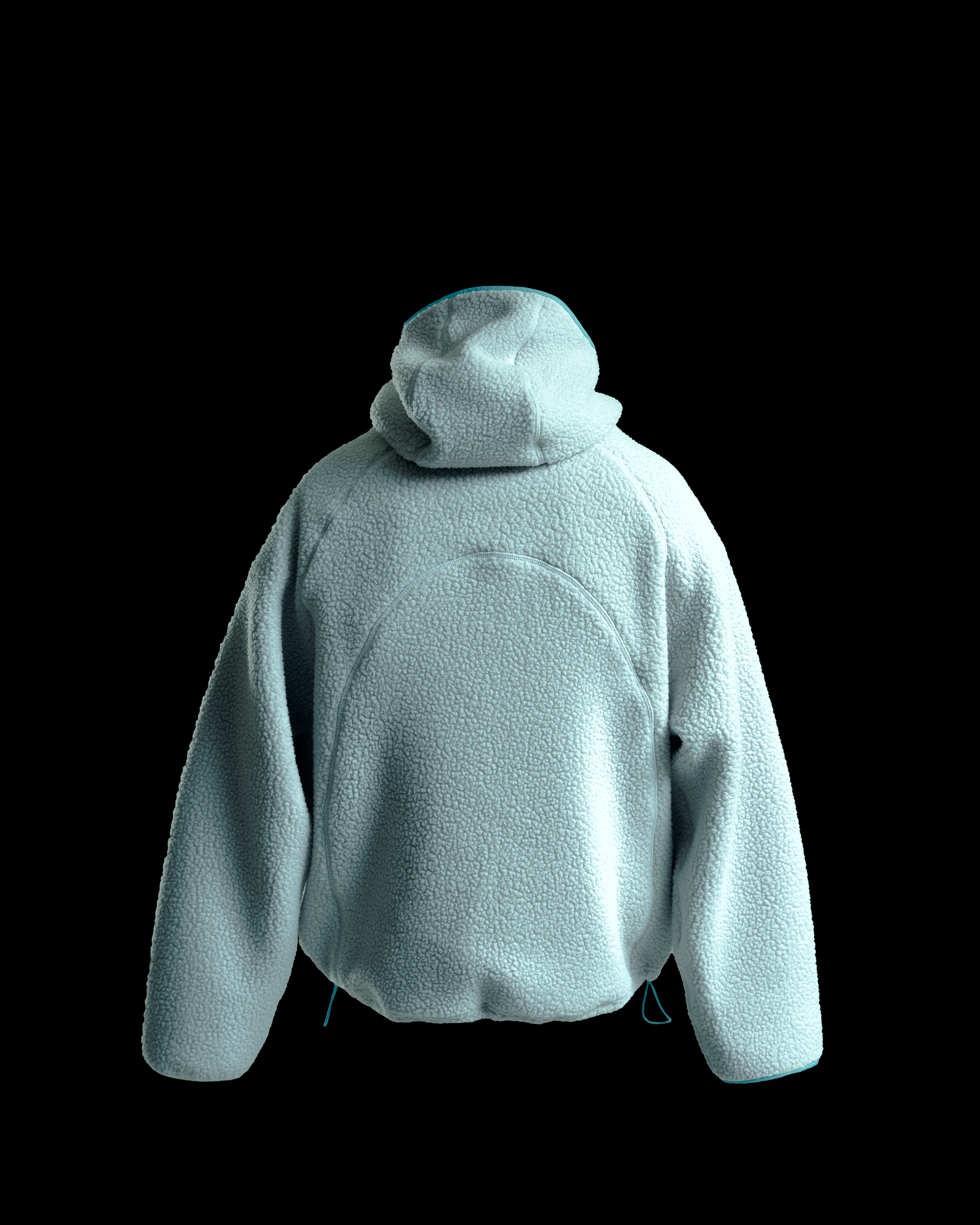 Fleece Hoodie - Blue – Huni Design