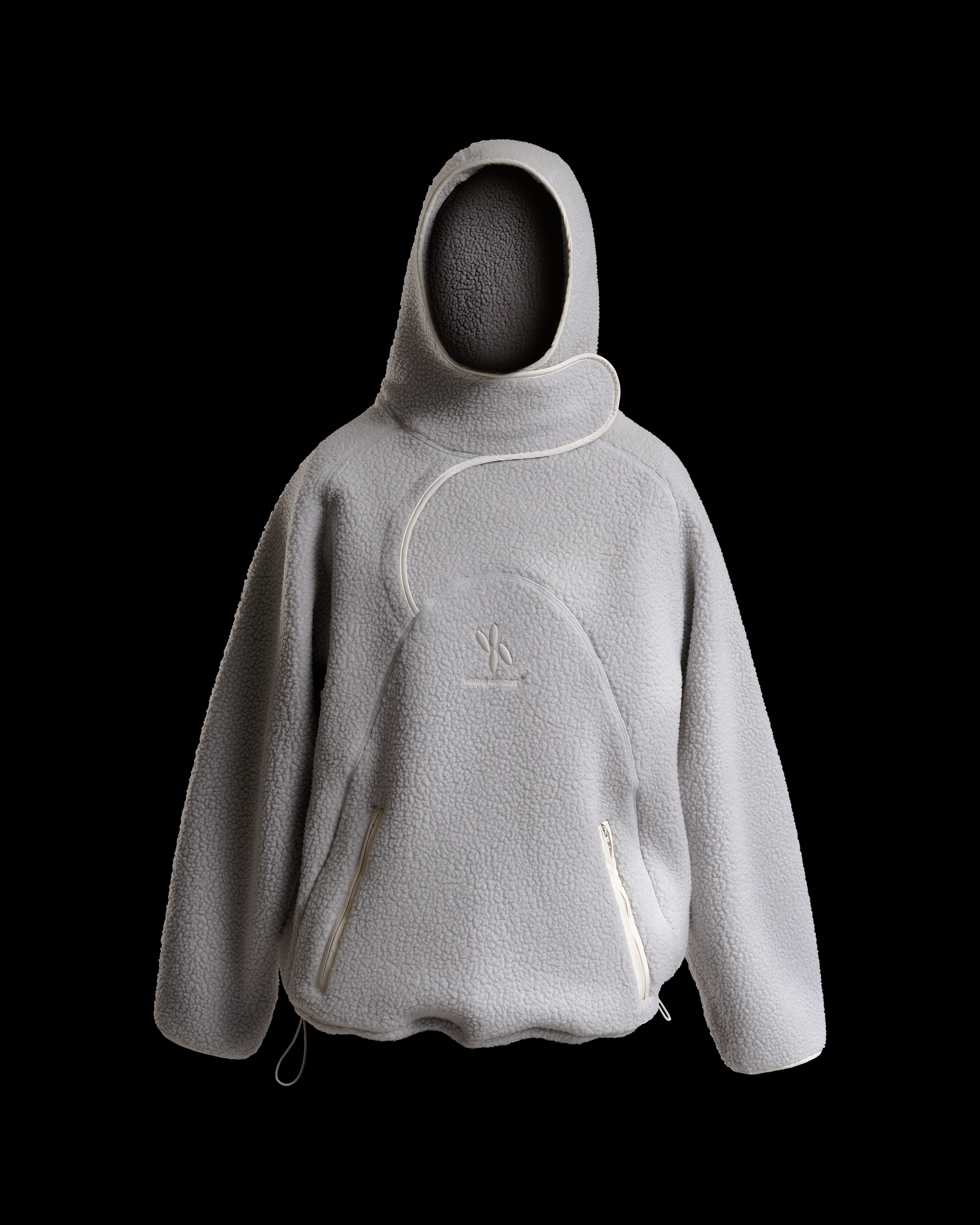 Fleece Hoodie - Grey – Huni Design