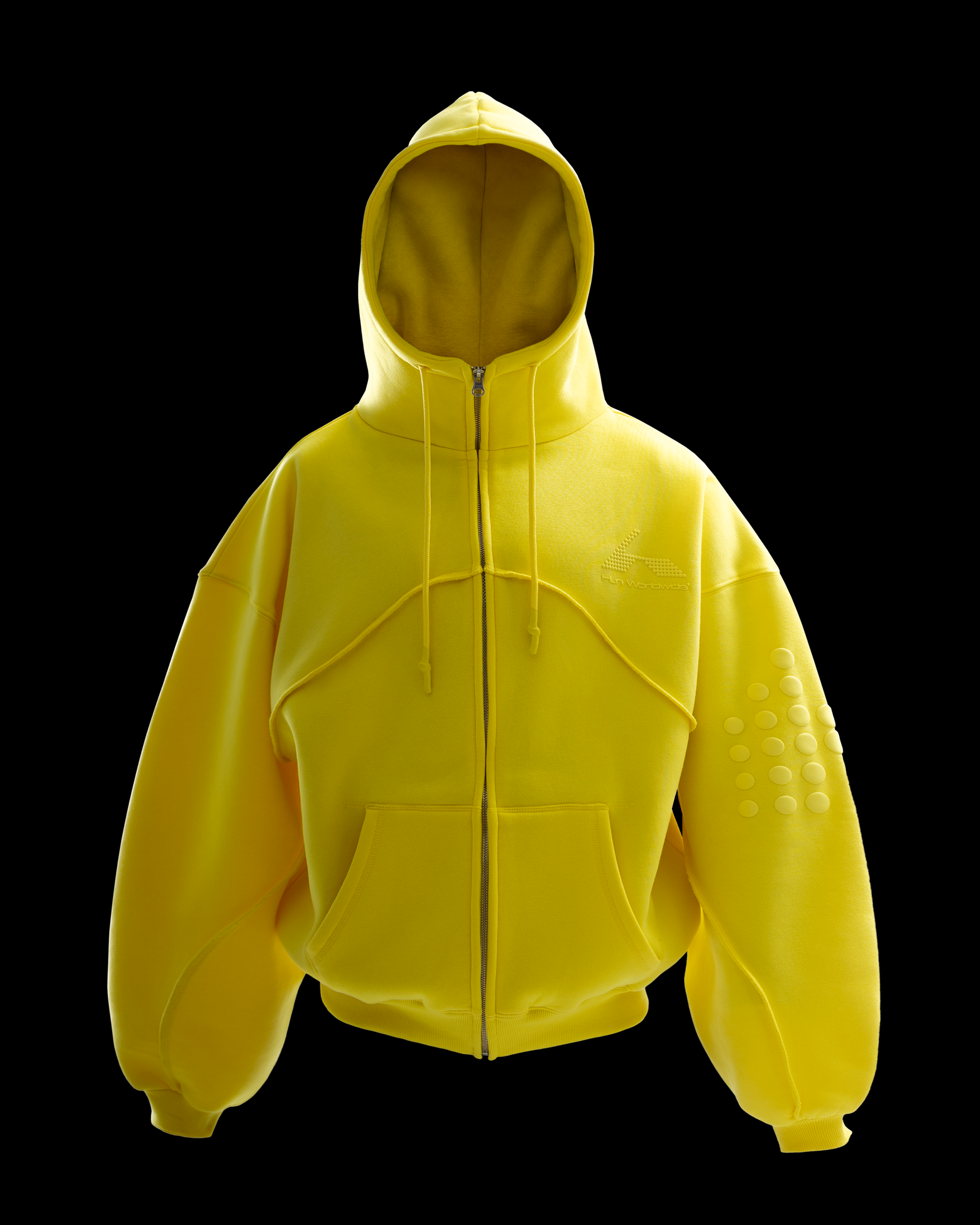 Zip-Up Hoodie - Lemon – Huni Design