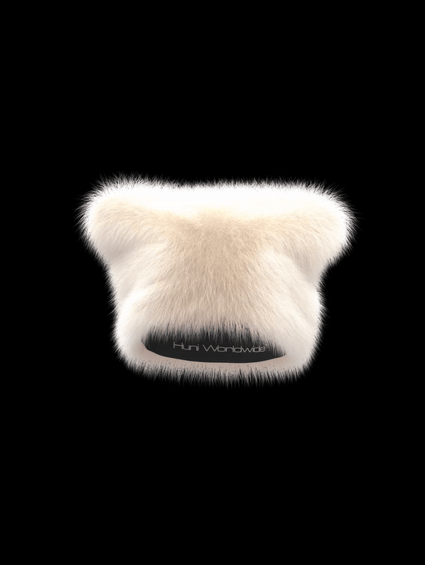 Teddy Beanie - White – Huni Design