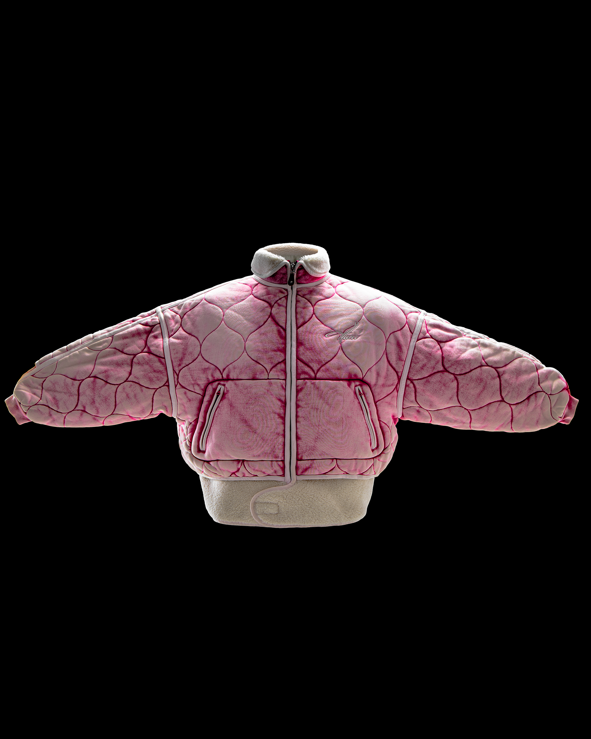 Aviator Jacket - Vintage Pink (Strong Wash) – Huni Design