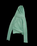 Waffle Knit Longsleeve - Faded Turquoise