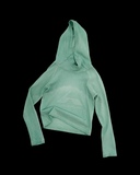 Waffle Knit Longsleeve - Faded Turquoise