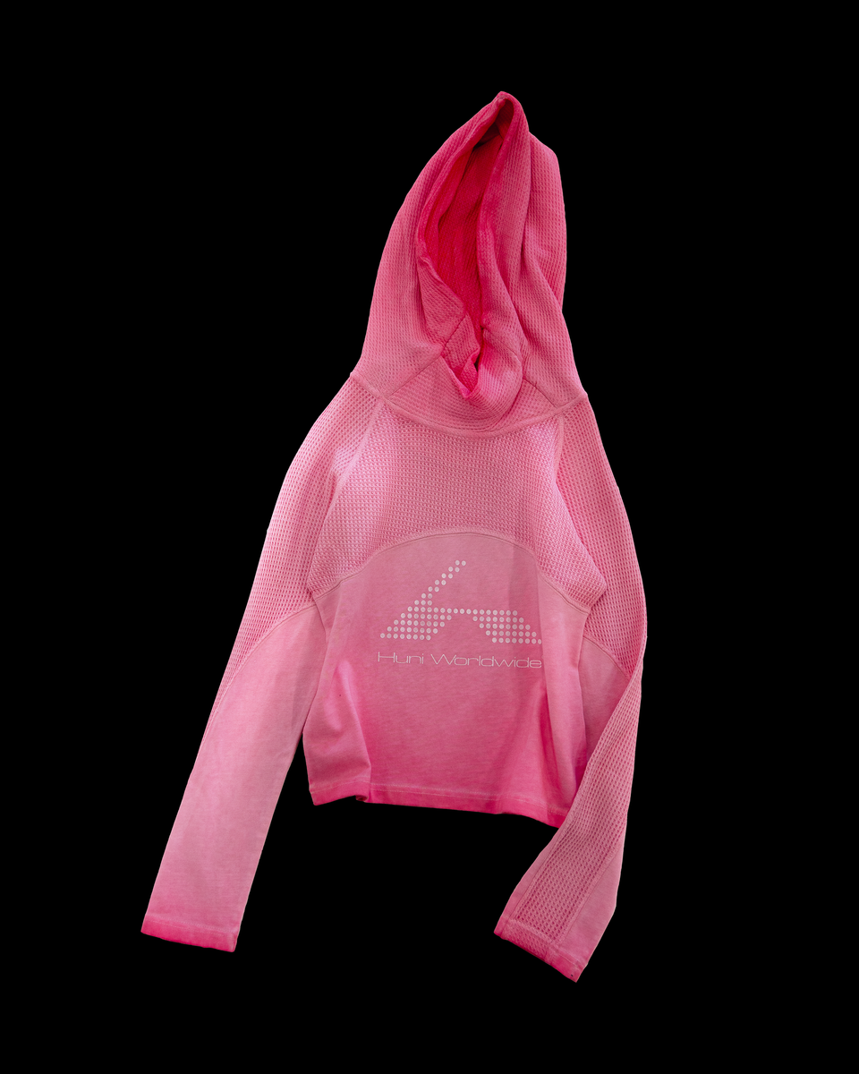 Waffle Knit Longsleeve - Faded Pink – Huni Design