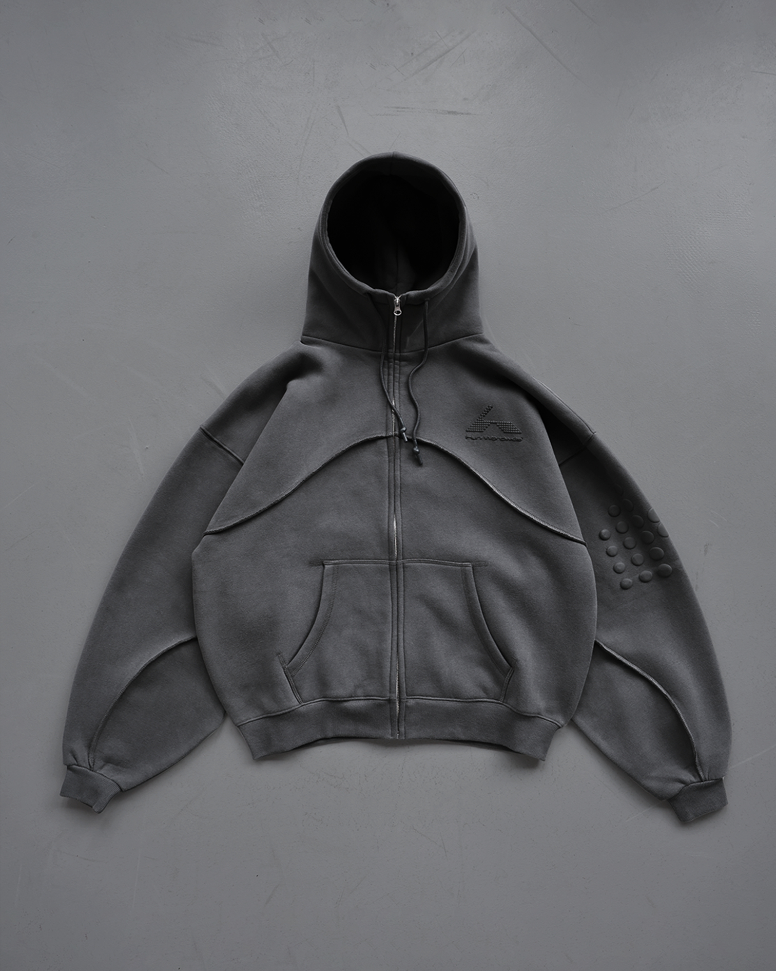 Zip-Up Hoodie - Black – Huni Design
