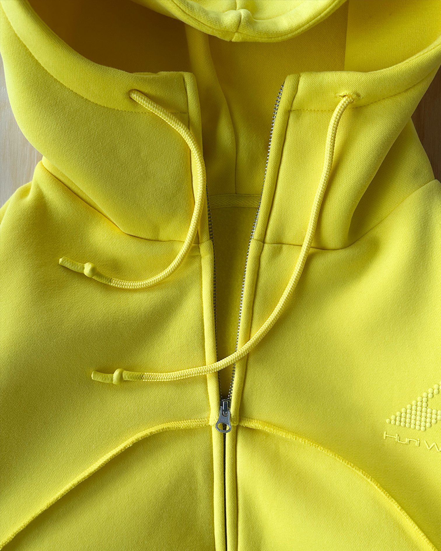 Zip-Up Hoodie - Lemon – Huni Design