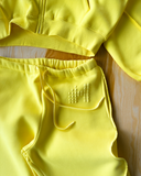 Zip-Up Hoodie - Lemon