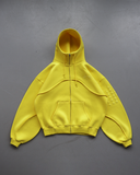 Zip-Up Hoodie - Lemon